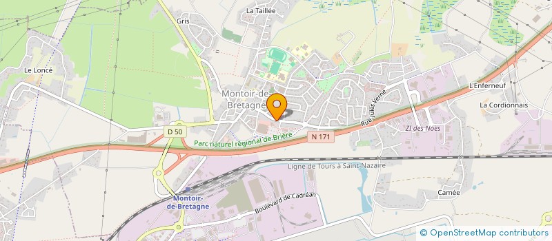 localisation de l'entreprise MONSIEUR SYLVAIN GRIGNON  MONTOIR-DE-BRETAGNE