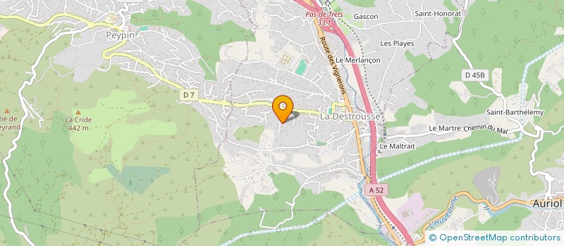 localisation de l'entreprise MONSIEUR SYLVAIN GRIMAUD  LA DESTROUSSE