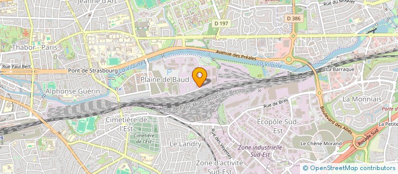 localisation de l'entreprise MONSIEUR SYLVAIN GROSEIL  RENNES