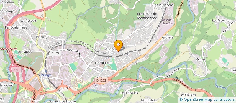 localisation de l'entreprise MONSIEUR SYLVAIN GRUMEAU à ARGONAY