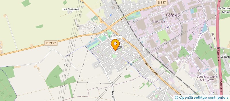 localisation de l'entreprise MONSIEUR SYLVAIN GUENANT  ORMES