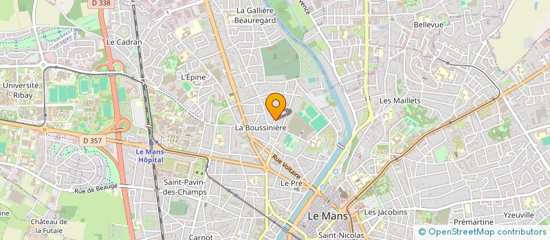 localisation de l'entreprise MONSIEUR SYLVAIN GUERANT à LE MANS