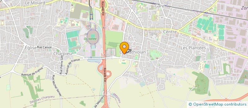 localisation de l'entreprise MONSIEUR SYLVAIN GUESDON  MEYZIEU