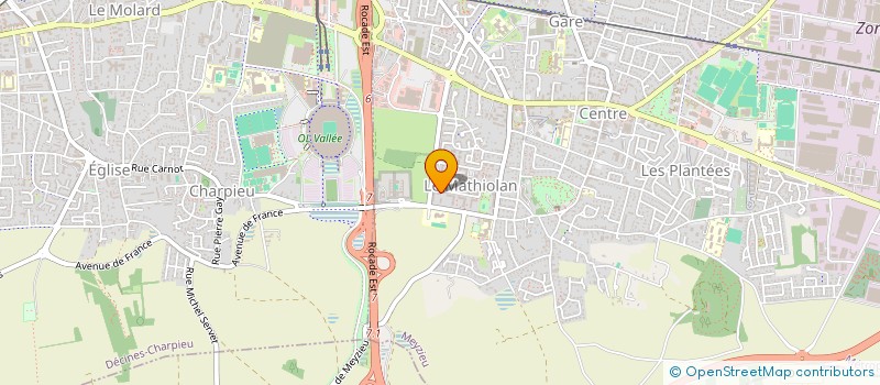 localisation de l'entreprise MONSIEUR SYLVAIN GUESDON  MEYZIEU