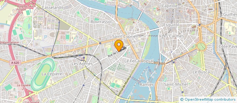 localisation de l'entreprise MONSIEUR SYLVAIN GUESSAB à TOULOUSE
