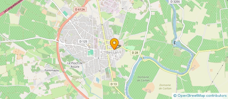 localisation de l'entreprise MONSIEUR SYLVAIN GUEYDAN à BESSAN