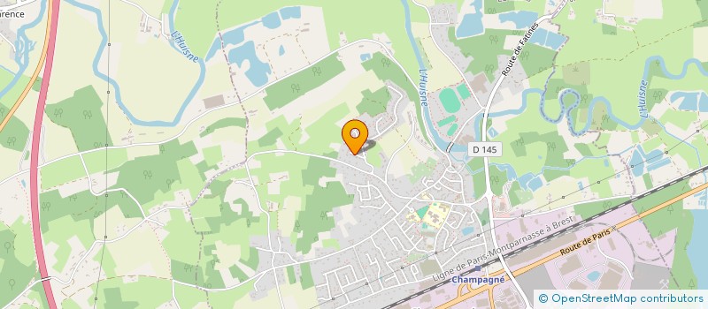 localisation de l'entreprise MONSIEUR SYLVAIN GUILBERT  CHAMPAGNE