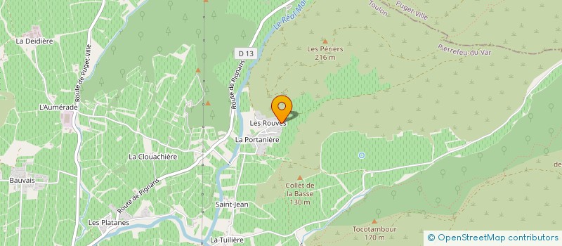 localisation de l'entreprise MONSIEUR SYLVAIN GUILLAUME à PIERREFEU-DU-VAR
