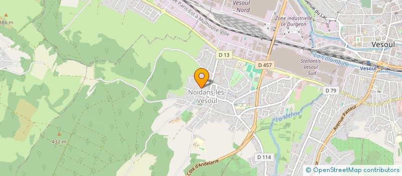 localisation de l'entreprise MONSIEUR SYLVAIN GUILLEMAIN  NOIDANS-LES-VESOUL