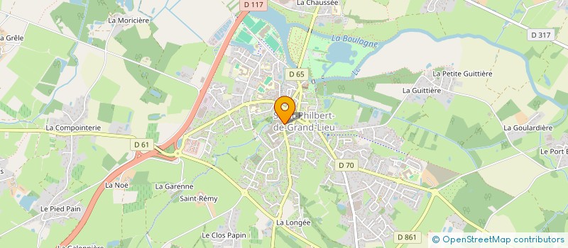 localisation de l'entreprise MONSIEUR SYLVAIN GUILLON  SAINT-PHILBERT-DE-GRAND-LIEU