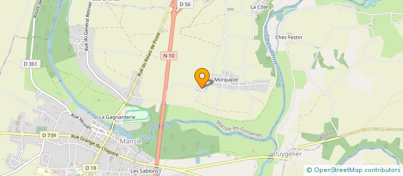 localisation de l'entreprise MONSIEUR SYLVAIN GUILLOTEAU à MANSLE-LES-FONTAINES