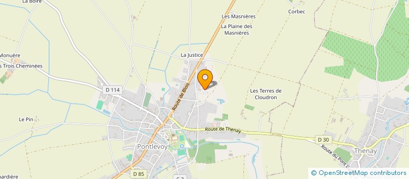 localisation de l'entreprise MONSIEUR SYLVAIN GUIMONET à PONTLEVOY