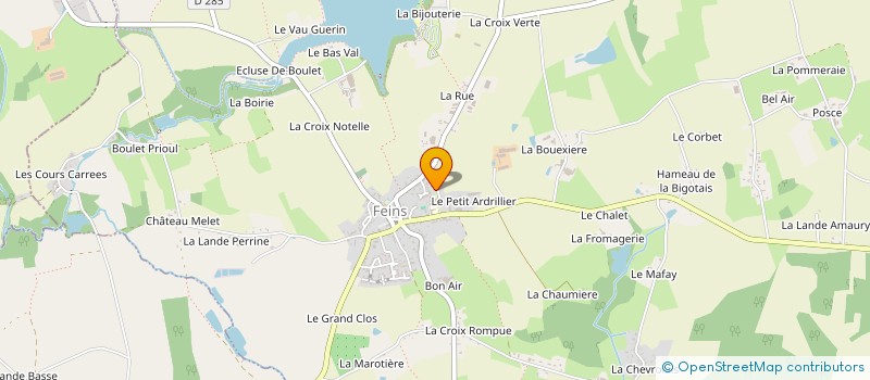 localisation de l'entreprise MONSIEUR SYLVAIN GUINARD  FEINS