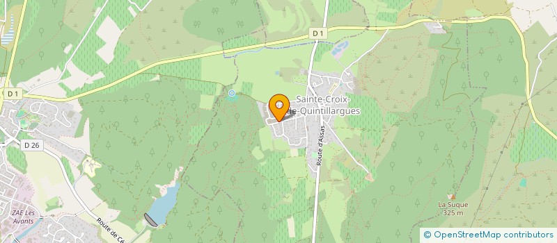 localisation de l'entreprise MONSIEUR SYLVAIN GUIRAO  SAINTE CROIX DE QUINTILLARGUES