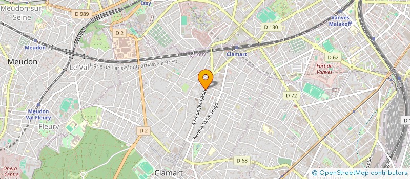 localisation de l'entreprise MONSIEUR SYLVAIN GUIRAUD à CLAMART