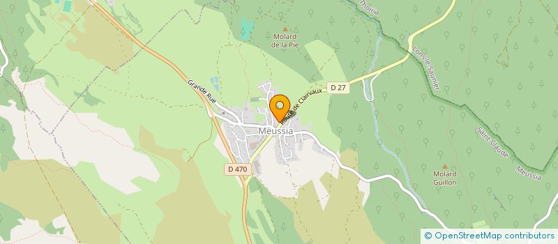 localisation de l'entreprise MONSIEUR SYLVAIN GUYETANT  MEUSSIA