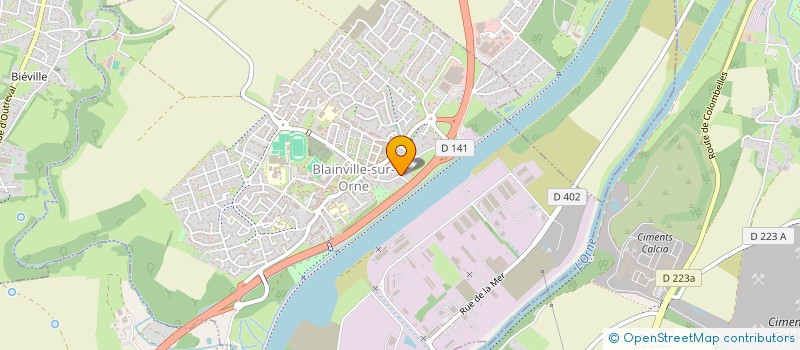 localisation de l'entreprise MONSIEUR SYLVAIN HAMELIN  BLAINVILLE-SUR-ORNE