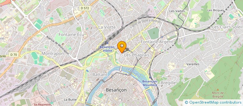 localisation de l'entreprise MONSIEUR SYLVAIN HARBON à BESANCON
