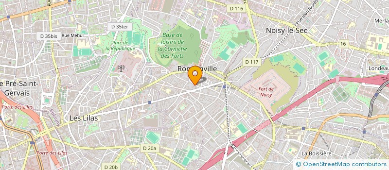 localisation de l'entreprise MONSIEUR SYLVAIN HEBBAT à ROMAINVILLE
