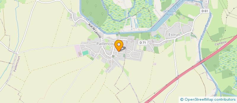 localisation de l'entreprise MONSIEUR SYLVAIN HEDBAUT  PAILLENCOURT