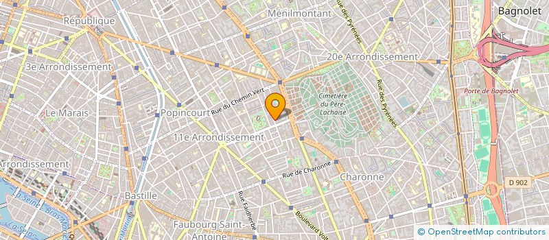 localisation de l'entreprise MONSIEUR SYLVAIN HEE  PARIS