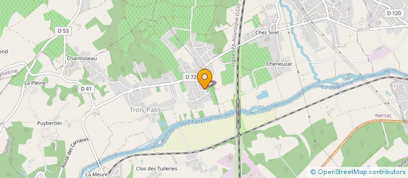 localisation de l'entreprise MONSIEUR SYLVAIN HELAINE à TROIS-PALIS