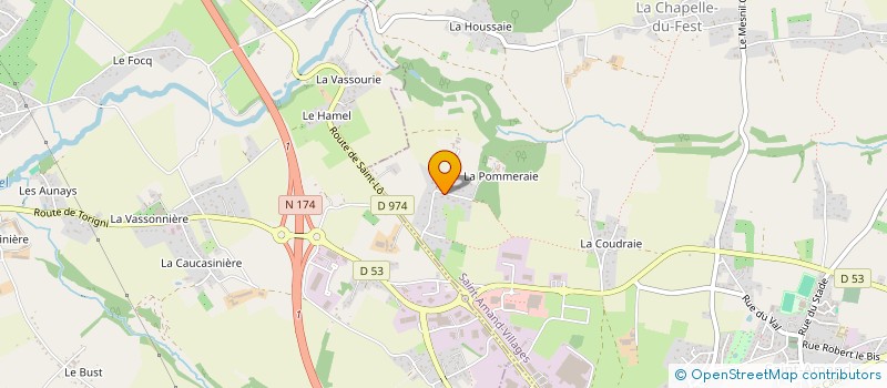 localisation de l'entreprise MONSIEUR SYLVAIN HELAINE à SAINT-AMAND-VILLAGES