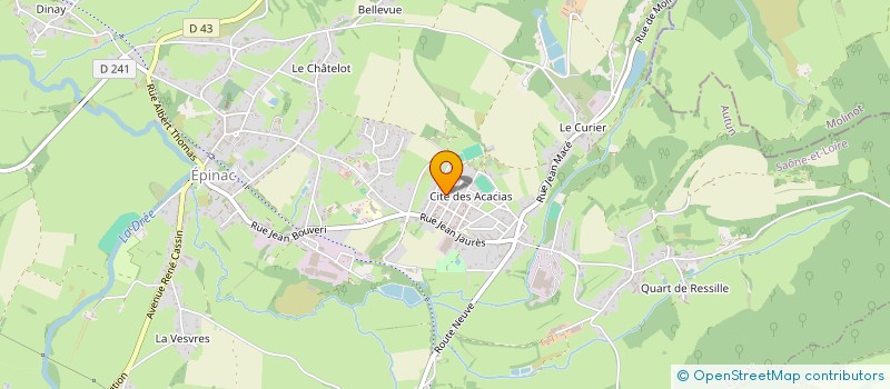 localisation de l'entreprise MONSIEUR SYLVAIN HEMERY à EPINAC