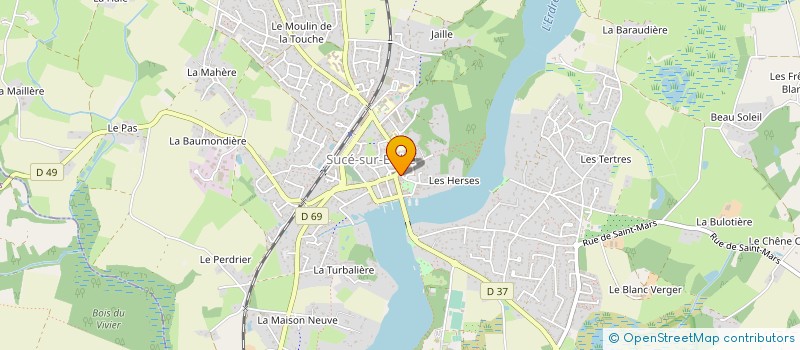 localisation de l'entreprise MONSIEUR SYLVAIN HENNOTE  SUCE-SUR-ERDRE