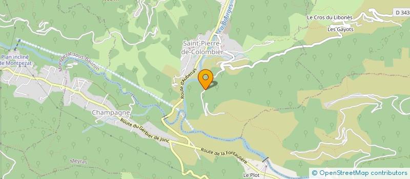 localisation de l'entreprise MONSIEUR SYLVAIN HERENGUEL  SAINT-PIERRE-DE-COLOMBIER