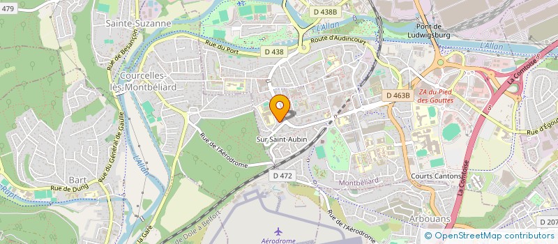 localisation de l'entreprise MONSIEUR SYLVAIN HERTER  MONTBELIARD