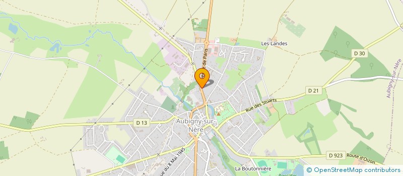 localisation de l'entreprise MONSIEUR SYLVAIN HEU  AUBIGNY-SUR-NERE