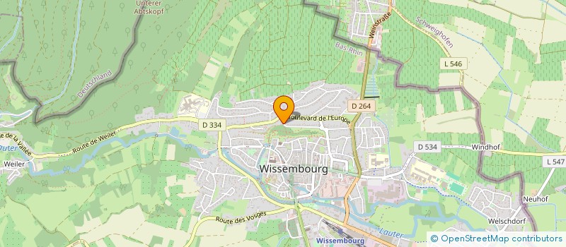 localisation de l'entreprise MONSIEUR SYLVAIN HIEBEL  RIEDSELTZ