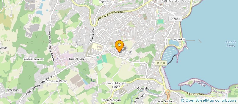 localisation de l'entreprise MONSIEUR SYLVAIN HILLION à PERROS-GUIREC