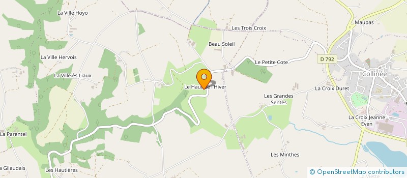 localisation de l'entreprise MONSIEUR SYLVAIN HINGANT à LE MENE