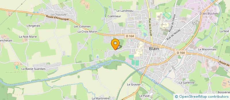 localisation de l'entreprise MONSIEUR SYLVAIN HOBE à BLAIN