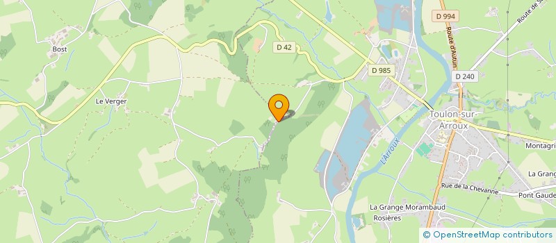 localisation de l'entreprise MONSIEUR SYLVAIN HOQUET  SAINTE-RADEGONDE