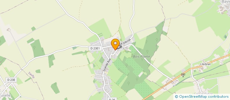 localisation de l'entreprise MONSIEUR SYLVAIN HOUPLAIN  SAULTY