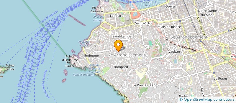 localisation de l'entreprise MONSIEUR SYLVAIN HOURANY à MARSEILLE