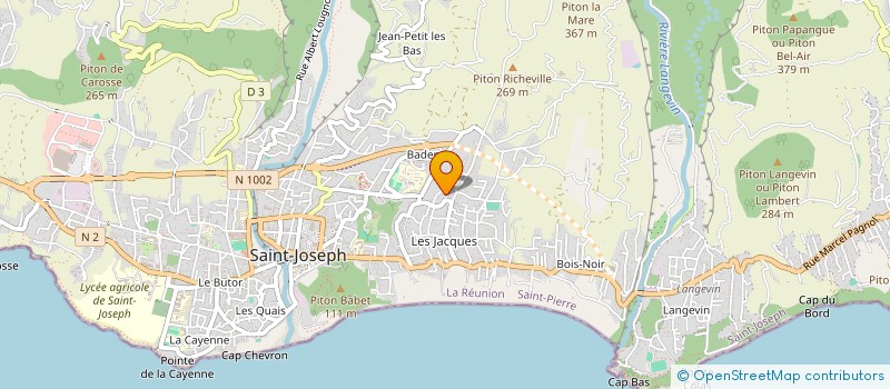 localisation de l'entreprise MONSIEUR SYLVAIN HUGONNOT à SAINT-JOSEPH