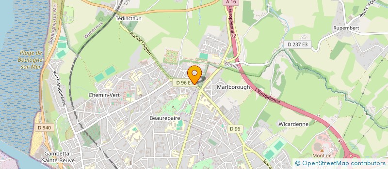 localisation de l'entreprise MONSIEUR SYLVAIN HUYGHE  WIMILLE