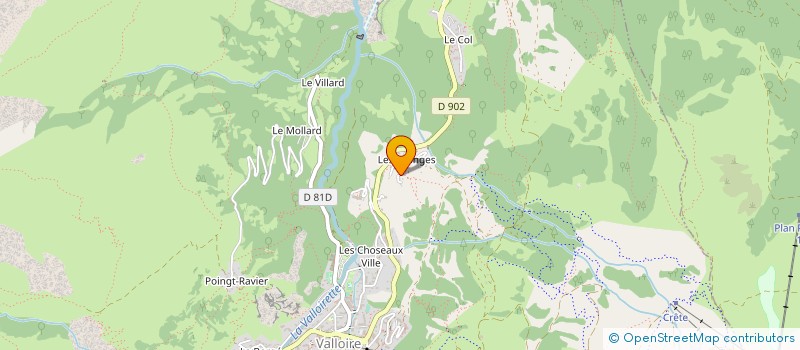 localisation de l'entreprise MONSIEUR SYLVAIN ICHARD  VALMEINIER