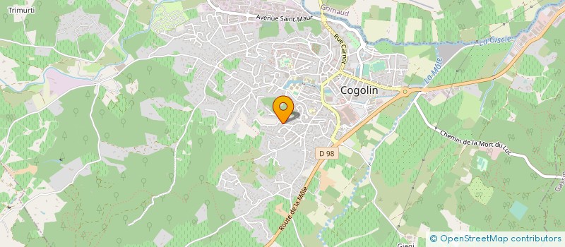localisation de l'entreprise MONSIEUR SYLVAIN IMBERN à COGOLIN