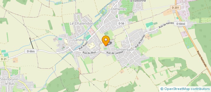 localisation de l'entreprise MONSIEUR SYLVAIN INDRI  SCHLIERBACH