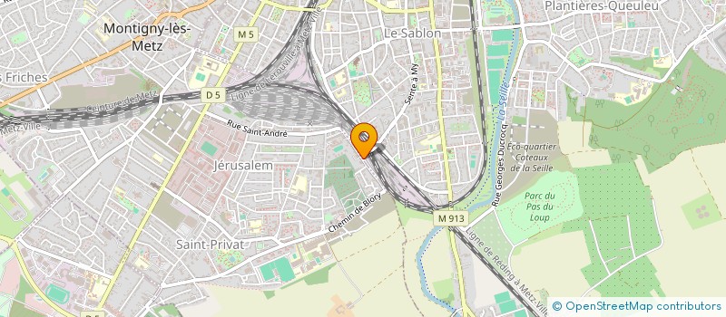 localisation de l'entreprise MONSIEUR SYLVAIN IVONE  METZ