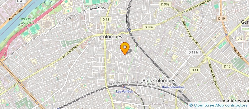 localisation de l'entreprise MONSIEUR SYLVAIN JABLONSKI  COLOMBES