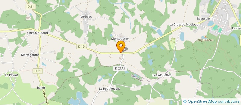 localisation de l'entreprise MONSIEUR SYLVAIN JACOPE à COGNAC LA FORET