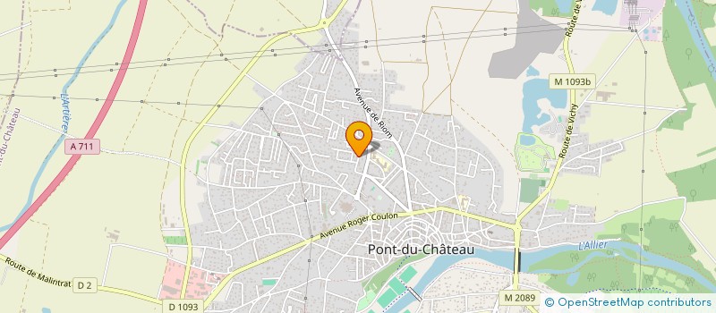 localisation de l'entreprise MONSIEUR SYLVAIN JAFFEUX à PONT-DU-CHATEAU