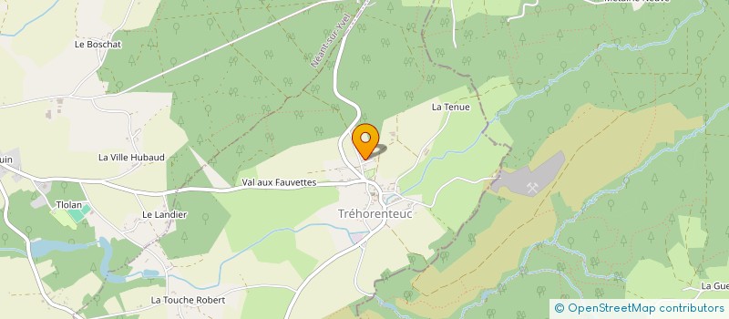 localisation de l'entreprise MONSIEUR SYLVAIN JAGU  TREHORENTEUC