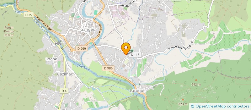 localisation de l'entreprise MONSIEUR SYLVAIN JALABERT  LAROQUE